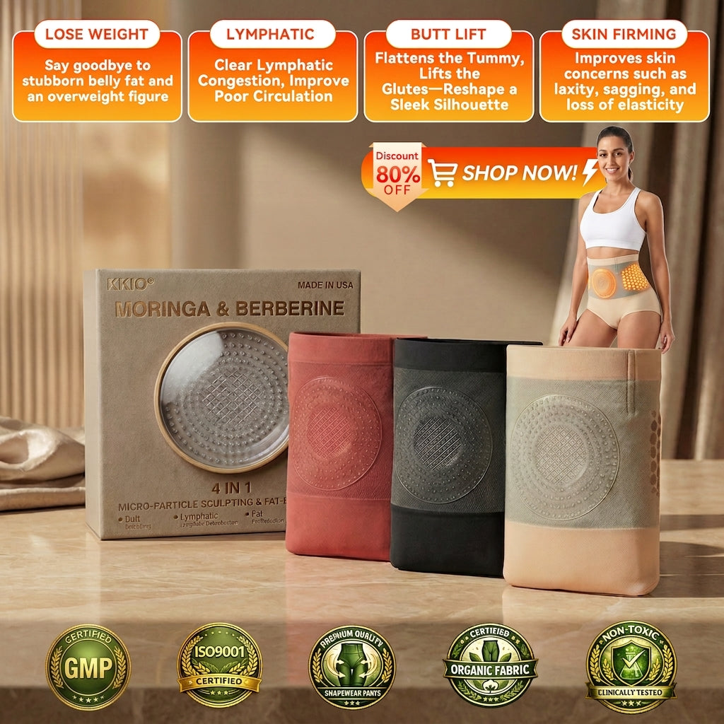 IT👩‍⚕️Negozio Ufficiale del Marchio | ✅KKIO® 2026 Shorts Modellanti e Bruciagrassi 4-in-1 con Microparticelle, Moringa e Berberina