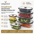 velqonira™ SnapFresh Vacuum Food Storage Container Set