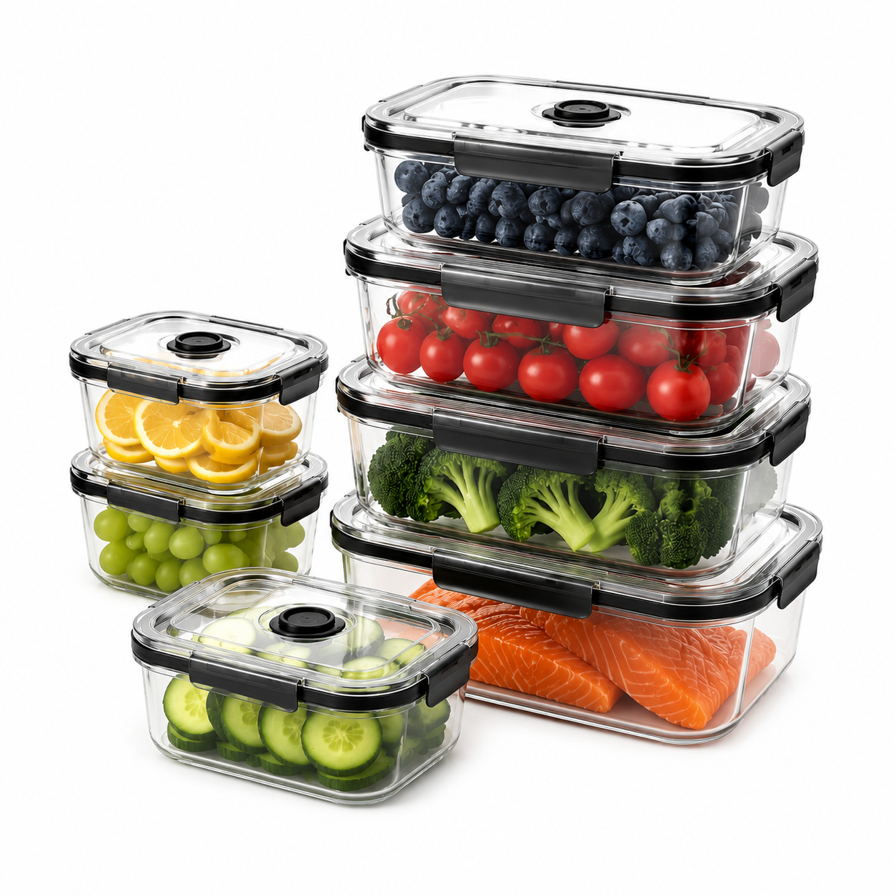 velqonira™ SnapFresh Vacuum Food Storage Container Set