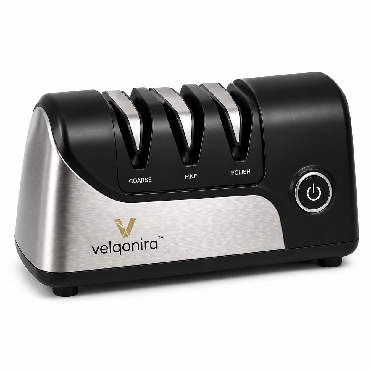 velqonira™ PrecisionEdge Electric Kitchen Knife Sharpener