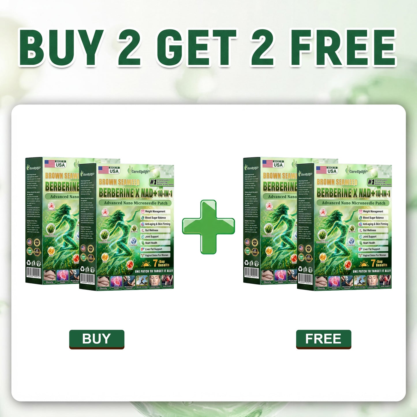 𝑶𝒇𝒇𝒊𝒄𝒊𝒂𝒍 𝑺𝒕𝒐𝒓𝒆 | 𝐍𝐞𝐰!🍀𝐂𝐚𝐫𝐞𝐔𝐩𝐥𝐢𝐟𝐭® 𝐁𝐫𝐨𝐰𝐧 𝐒𝐞𝐚𝐰𝐞𝐞𝐝× 𝐁𝐞𝐫𝐛𝐞𝐫𝐢𝐧𝐞× 𝐍𝐃𝐀+ 𝟏𝟎-𝐢𝐧-𝟏 𝐍𝐚𝐧𝐨 𝐌𝐢𝐜𝐫𝐨𝐧𝐞𝐞𝐝𝐥𝐞 𝐏𝐚𝐭𝐜𝐡(𝐉𝐮𝐬𝐭 𝐨𝐧𝐜𝐞 𝐚 𝐝𝐚𝐲, 𝐯𝐢𝐬𝐢𝐛𝐥𝐞 𝐜𝐡𝐚𝐧𝐠𝐞𝐬 𝐢𝐧 𝟕 𝐝𝐚𝐲𝐬）𝘽𝙚𝙧𝙗𝙚𝙧𝙞𝙣𝙚 + 𝐁𝐫𝐨𝐰𝐧 𝐒𝐞𝐚𝐰𝐞𝐞𝐝 𝙁𝙤𝙧𝙢𝙪𝙡𝙖 ✅ 𝐅𝐨𝐫 𝐨𝐛𝐞𝐬𝐢𝐭𝐲, 𝗟𝗼𝗼𝘀𝗲 𝘀𝗸𝗶𝗻,𝐝𝐢𝐚𝐛𝐞𝐭𝐞𝐬, 𝐬𝐥𝐞𝐞𝐩 𝐚𝐩𝐧𝐞𝐚, 𝐣𝐨𝐢𝐧𝐭 𝐢𝐬𝐬𝐮𝐞𝐬, 𝐚𝐧𝐝 𝐦𝐨𝐫𝐞💯💯
