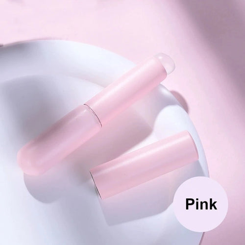 Silikon-Lippenpinsel mit Kappe, Concealer-Pinsel, Lippenbalsam- und Lipgloss-Pinsel, Make-up-Pinsel, wiederverwendbarer Lippenstiftapplikator für perfektes Make-up, einfach aufzutragen, Beauty-Pinsel, Reise- und tragbare Maniküre-Werkzeuge