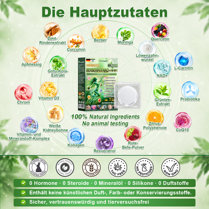 Offizieller Shop | 🍀 CareUplift® Stoffwechsel-Pflaster mit Braunalgenextrakt & Berberin | ✅ 1× täglich | 🔥 Unterstützt Fettabbau & natürliche Gewichtsabnahme