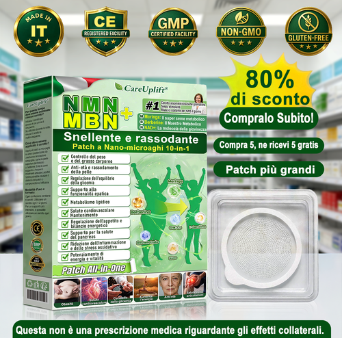 🇮🇹 𝐒𝐡𝐨𝐩 𝐎𝐟𝐟𝐢𝐜𝐢𝐚𝐥𝐞 𝐝𝐢 𝐃𝐞𝐮𝐭𝐬𝐜𝐡𝐥𝐚𝐧𝐝 | 🧑‍⚕️🩺 𝐂𝐚𝐫𝐞𝐔𝐩𝐥𝐢𝐟𝐭® Moringa · Berberina × NAD+ 𝟏𝟎-𝐢𝐧-𝟏 𝐀𝐝𝐯𝐚𝐧𝐜𝐞𝐝 𝐍𝐚𝐧𝐨-𝐌𝐢𝐤𝐫𝐨𝐧𝐚𝐝𝐞𝐥-𝐏𝐚𝐭𝐜𝐡 — 𝐑𝐚𝐝𝐢𝐜𝐚𝐥𝐢 𝐑𝐞𝐬𝐮𝐥𝐭𝐚𝐭𝐢 𝐢𝐧 𝟕 𝐝𝐢 𝐝𝐢𝐞 𝐜𝐨𝐦𝐩𝐥𝐞𝐭𝐭𝐢 𝐚𝐝𝐮𝐭𝐭𝐢 𝐝𝐞𝐥𝐥𝐚 𝐜𝐨𝐦𝐩𝐥𝐞𝐭𝐭𝐚.
